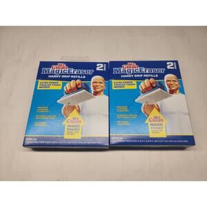 Mr. Clean Magic Eraser Refill for Handy Grip 2 Pack of 2 White